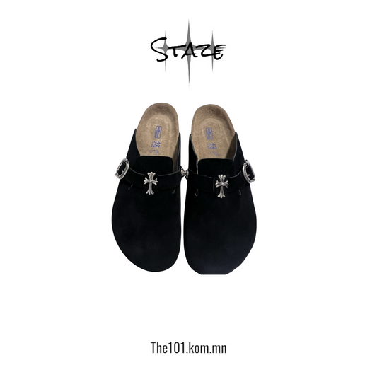 Birkenstock x chrome hearts